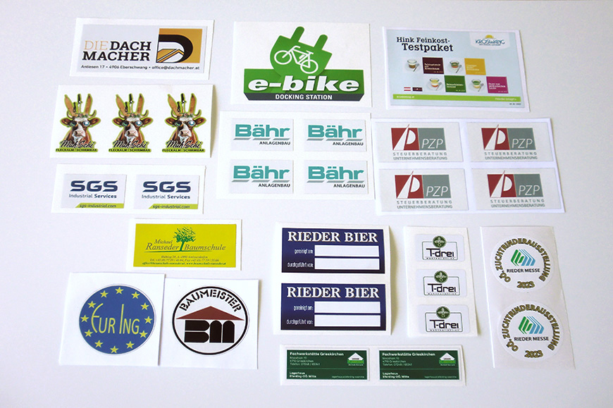 Stickerbögen 